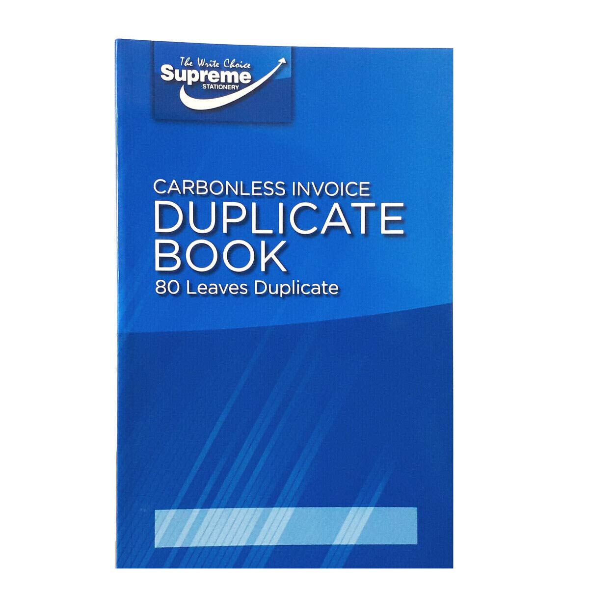Invoice Carbonless Duplicate Book 80 Leaves Duplicate 8" X 5" Invoice Book