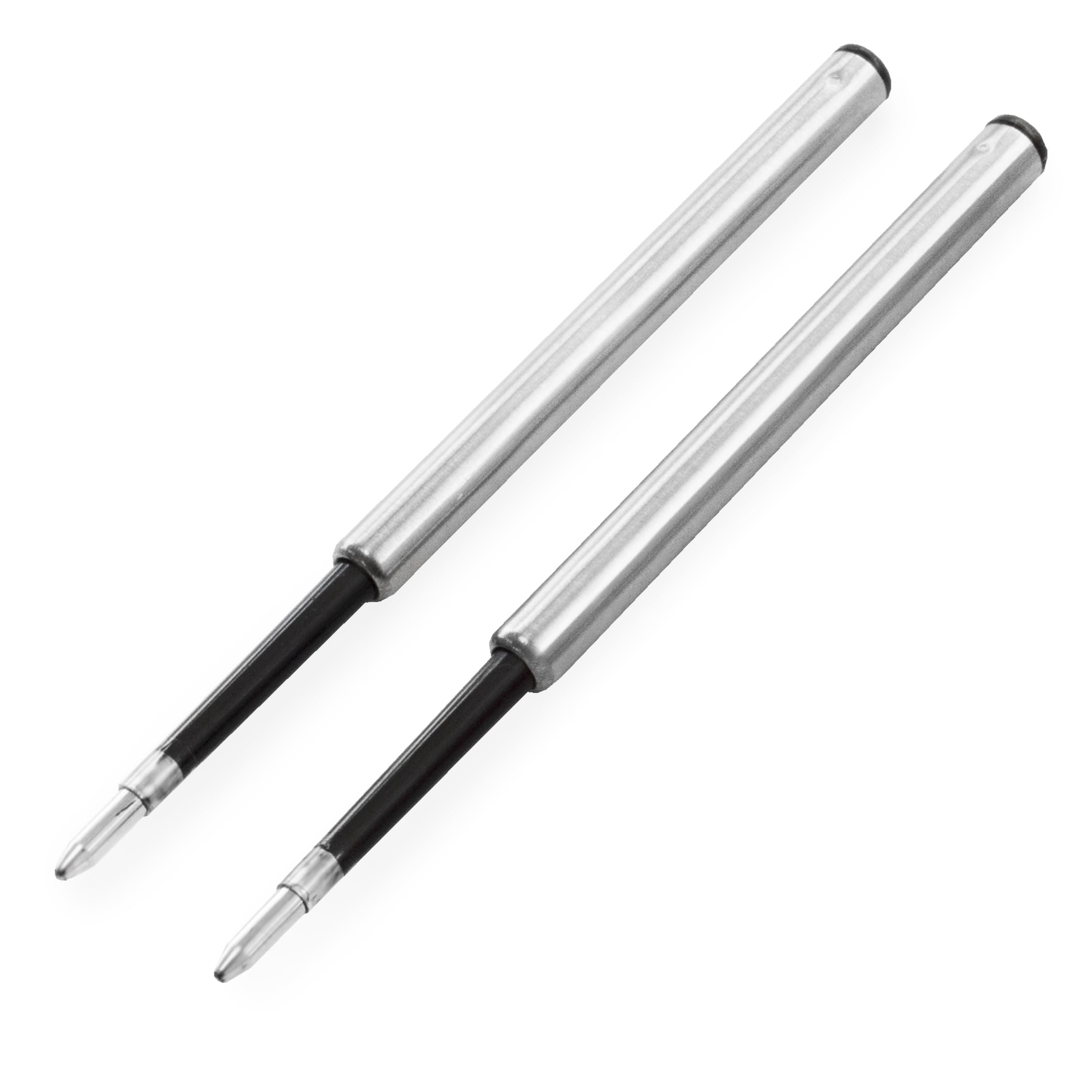 Zebra 2 X F-Refill, 1.0mm, Black, 2 Pack (85412) for Ballpoint Pen