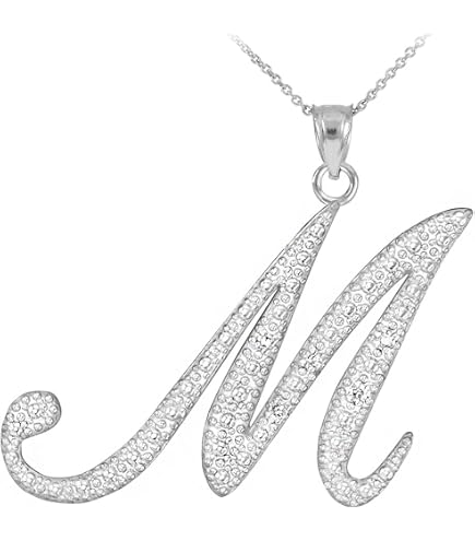 Amazon.com: .925 Sterling Silver Cubic Zirconia Dangling Cursive