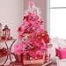 StillCool 2ft / 60cm Artificial Christmas Tree Christmas Party Home Decoration (Pink)