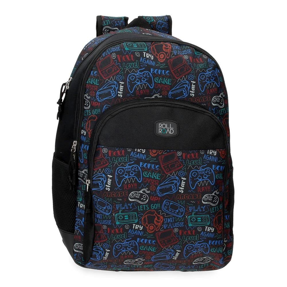 Roll Road Next Level backpack Sack Black 32x42 cm Polyester 0,67L