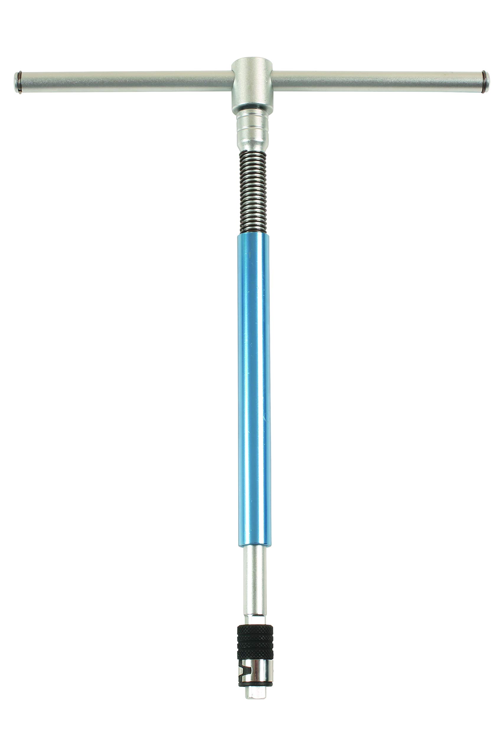 Laser 7808 2-In-1 Socket & Bit T-Handle Spinner 1/4"D