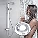 HOMEIDEAS 71-Inch Shower Hose Extra long Non-Toxic PVC Flexible Handheld Shower Head Hose Handheld Showerhead Sprayer Extension