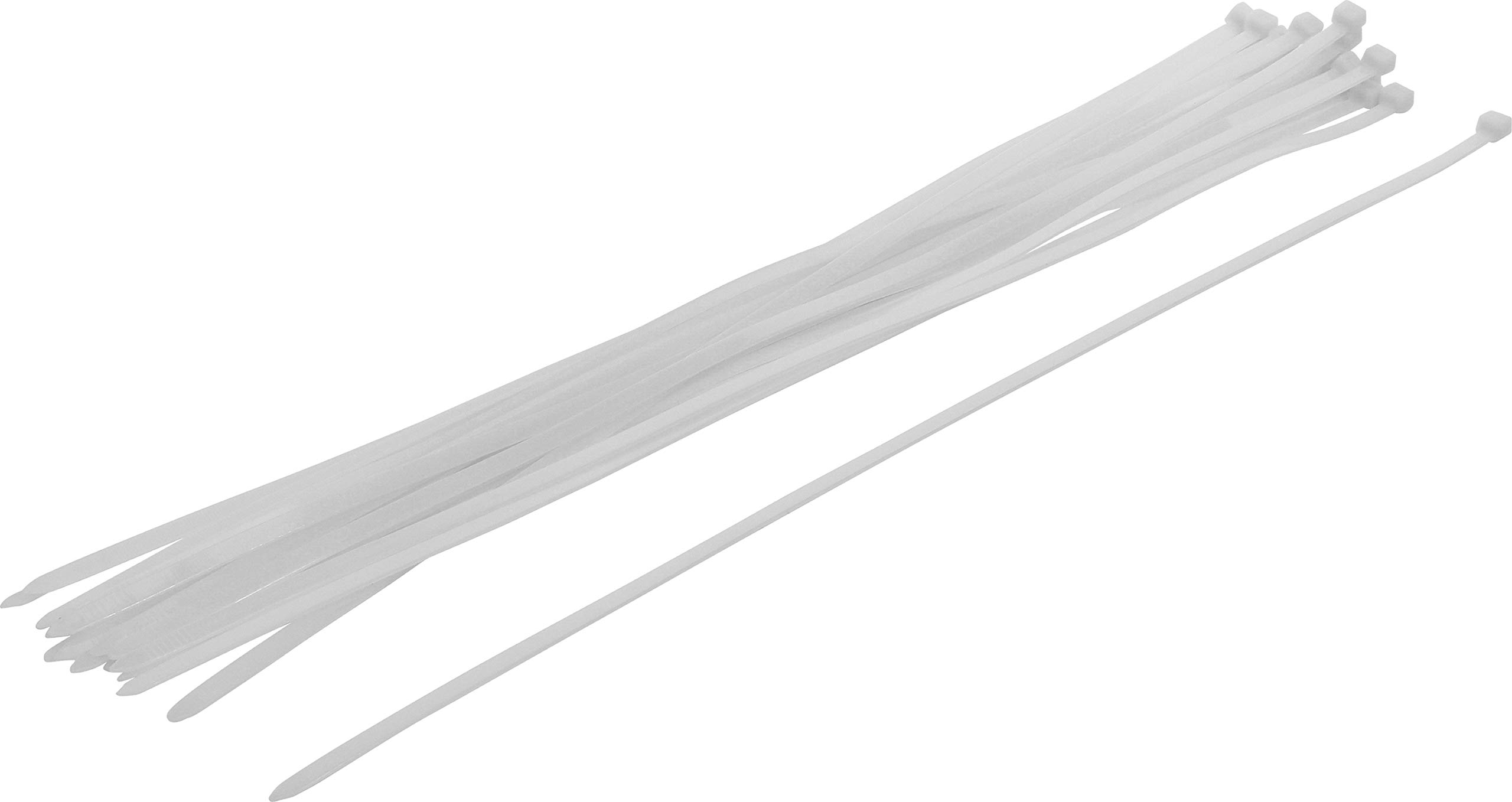 BGS Diy 80776 | Cable Tie Assortment | white | 8.0 x 600 mm | 20 pcs.