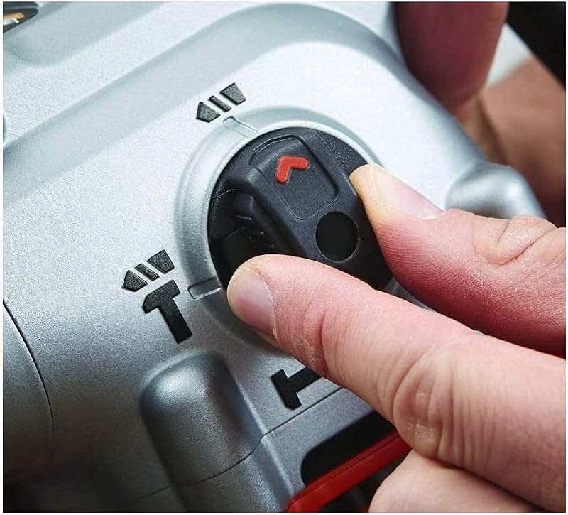 Trapano a percussione SDS+, motore da 1250 W, funzionalità a 3 modalità, forza d'urto di 3,5 J, include punte e scalpello, BEHS03K-QS