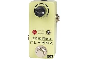 FLAMMA FC13 Phaser Guitar Pedal Analog Phase Effects Mini Pedal with Classic Vintage Modern Modes True Bypass