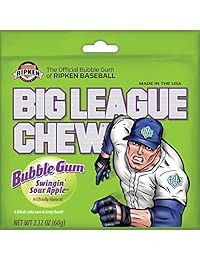 Goma de mascar de Big League, paquete variado, 5 sabores