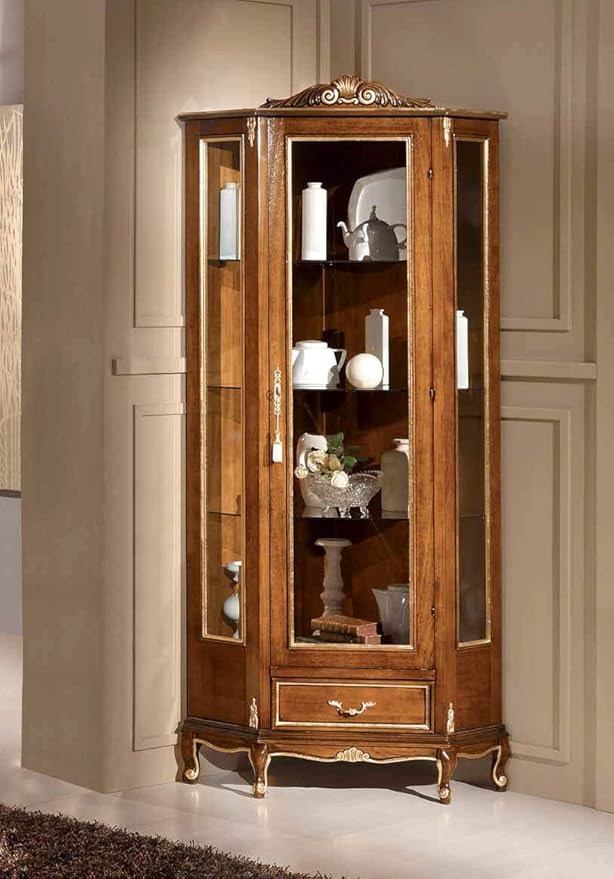 Vetrinetta Angolare da parete art. V502T-TR-NS