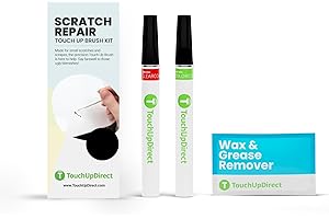 TouchUpDirect 218 Attitude/Midnight Black Metallic Compatible with Toyota Exact Match Scratch Repair Touch Up Paint - Brush Kit
