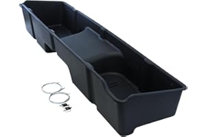 RED HOUND AUTO RHA Under Seat Storage 1999-2006 Extended Cab Fits Chevrolet Silverado/GMC Sierra 1500/2500/3500 Upgraded Rear Underseat Box Black Organizer System Fits Extended Cab Only