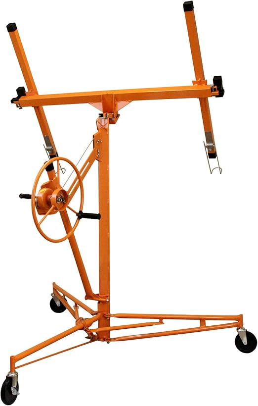 T Mech 11ft Drywall Lift Plasterboard Hoist Lifter Heavy Duty