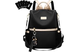Leathario Backpack for Women, Nylon Small Backpack Purse, Anti-theft Fashion Women's Bag, Mini Travel Backpacks Ladies