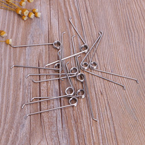 Qisuw Gardening Tool Pruners&Shears Compression Spring-10Pcs V Shape Steel Compression Spring Gardening Scissors Accessories Tool
