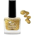 IBA Nail Color Polish Breathable Air Water Permeable Halal Wuzu Friendly (B23 Gold Sparkle)