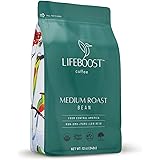 Lifeboost Coffee Whole Bean Medium Roast Coffee - Low Acid Single Origin USDA Organic Coffee - Non-GMO Whole Beans Coffee Thi