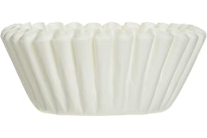 Gk Connaisseur Basket Filters 100Un – Fits Most 8–12 Cup Coffee Makers – Disposable Paper Liners for Smooth Brewing