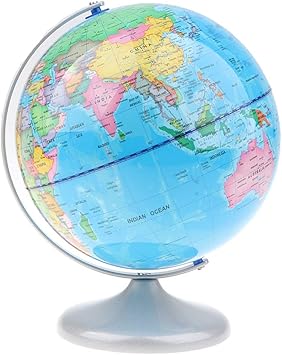 Amazon Perfeclan 英語表示 世界地図グローブ デスク装飾 cm 地球儀 世界地図ツール グローブ 全3色 1 地球儀 文房具 オフィス用品