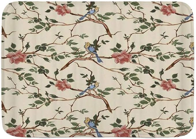 AoLismini Badematte Badezimmerteppiche, abstrakte Tinte Traditionelle