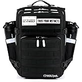 WOLFpak 35L Athletic Gym Backpack - Durable 1000D Waterproof Oxford Material with MOLLE Webbing, Laptop Pocket