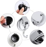 Hemiks 2 Pack Suction Hooks Vacuum Cup Hooks 5KG Load view 2