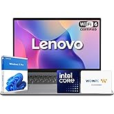 Lenovo Laptop with Intel Processor | Slim and Portable Design | 8GB RAM, 256GB SSD + 128GB eMMC | 1TB Cloud Storage | 15.6 Display | Windows 11 Pro | 1 Year Office 365 | WOWPC Recovery USB