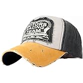 YULOONG Classic Baseball Cap 100% Cotton Vintage Washed Denim Dad Hat Adjustable Size for Man Women Unisex