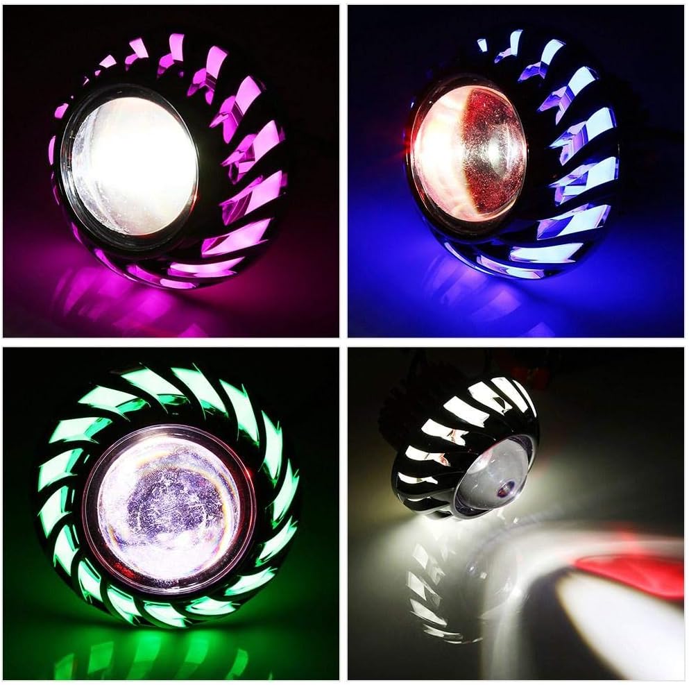 Alchemy Parts Faro Proiettore Doppio Per Moto Streetfighter - Per Forcelle 50-51 Mm, 2x H3 12V