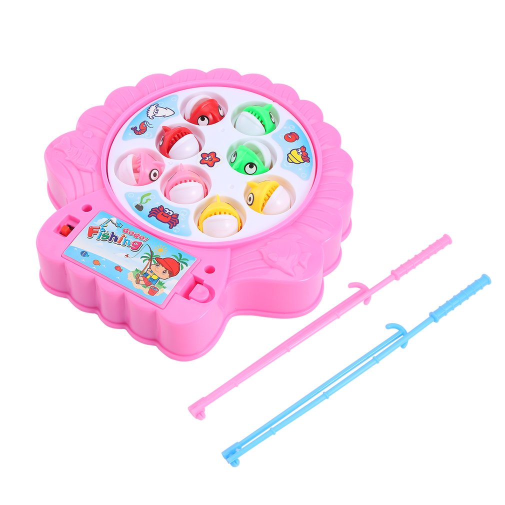 OCDAY Bunte Fische Spielzeug für Kinder, Pink