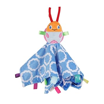 Amazon Com Plush Ladybird Attached Security Blanket Baby Lovey