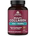 Ancient Nutrition Collagen Pills for Joint Support, Multi Collagen Capsules 45 Ct, Joint + Mobility, Supports Joints, Skin & Nails, Exercise Recovery, Paleo and Keto Friendly, Gluten Free