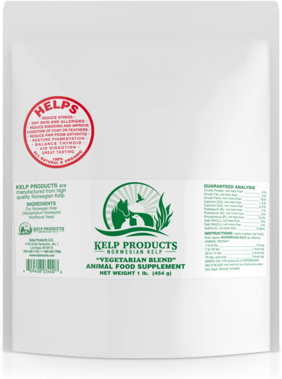 Norwegian Kelp Vegetarian Blend - 1 pound