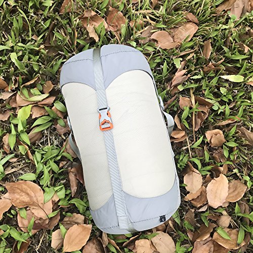Jolmo Lander Sleeping Bag Compression Sacks Stuff Sacks Travel Storage Bag 4sizes×4colors (Beige, L/20L)