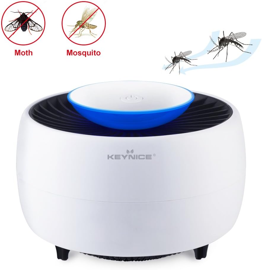KEY NICE Bug Zapper, Nontoxic Mosquito Killer, Electronic Mosquito Repellent Insect Killer, LED Fly Tarp Indoor for Home Outdoor Patio Yard