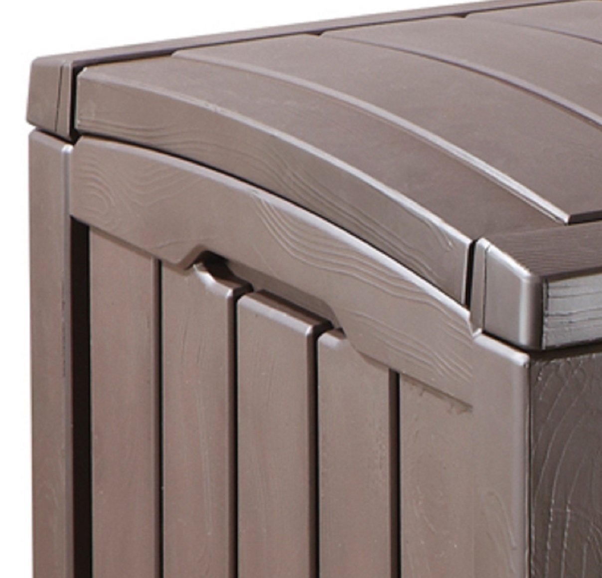 Keter Glenwood Plastic Deck Storage Container Box Outdoor Patio