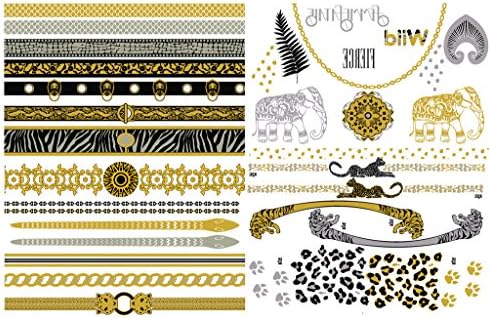 Krome Body Temporary Body Tattoos "Animal Instinct"