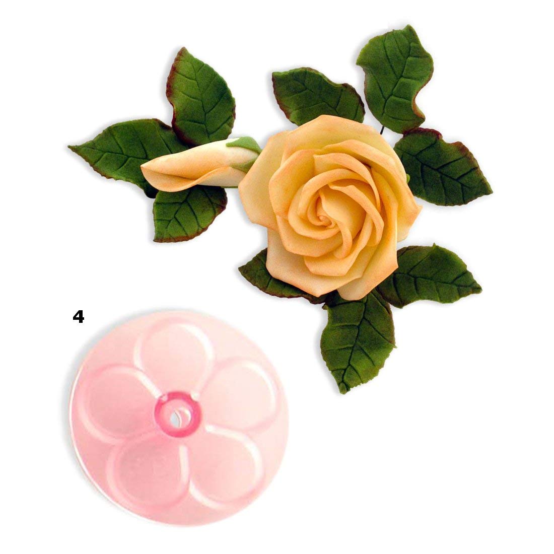 JEM Easy Rose Cutter 90 mm, for Cake Decorating