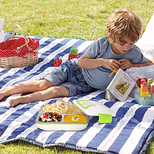 YOHOOLYO Electric Lunch Box for Car 12V and Home 110V Portable Food