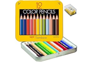 Tombow Mini Colored Pencil Set in Metal Tin, 12-Pack