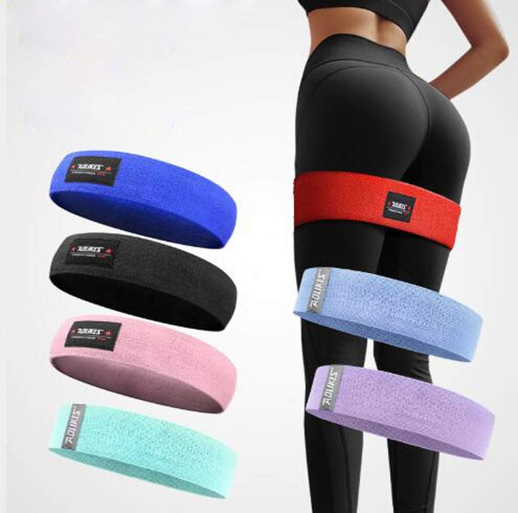 Fitness Hip Loop Yoga Resistance Straps Exercise Strength Pull Bands Resistance Belt for Women Men Sport Gym Home Training, Physio Therapy, Stretching, Pilate,