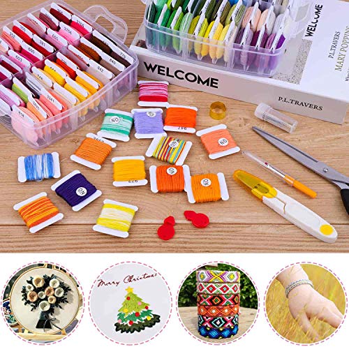 5 Embroidery+Friendship+Bracelet+Organizer+Bracelets