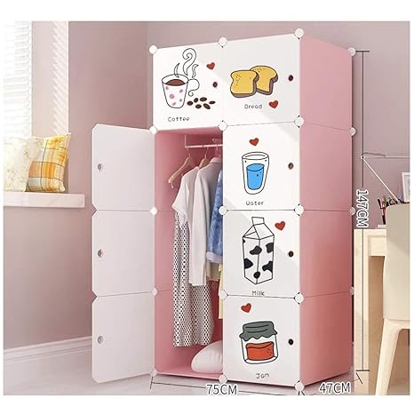 Childrens Bedroom Closet Assembly Simple Combination Wardrobe