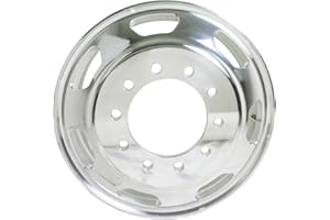 UNIRACING Aluminum Wheels 24.5" X 8.25" Kenworth OEM Stylized Wheel Polished Bothside Truck Bus Wheel Rim 1 PC