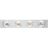 Westinghouse 6641100 Four-Light Bath Bar, Chrome