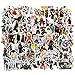 100pcs Naruto Anime Cartoon Laptop Stickers Waterproof Skateboard Pad MacBook Car Snowboard Bicycle Luggage Decal