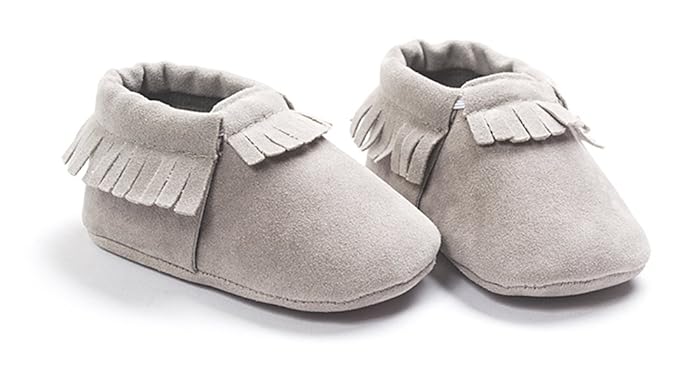 Image 5 - Kuner Baby Boys Girls Tassel Soft Soled Non-Slip Crib Shoes Moccasins First Walkers