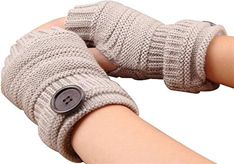 Amazon Co Jp Outflower 指なし手袋 防寒 レディース メンズ おしゃれ 指先カット手袋 アームウォーマー ニット てぶくろ 暖かい 秋冬 防寒ミトン あったか 男女兼用 シンプル ハンドウォーマー 手袋 ホーム キッチン