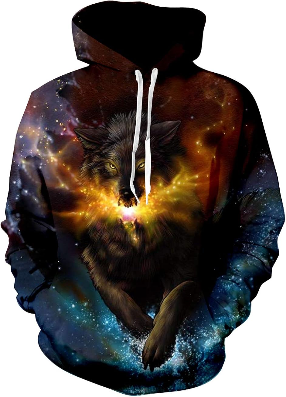 Ahegao Unisex Novelty Hoodies 3D Printed Graphics Fleece Pockets Pullover Sweatshirts for Christmas Halloween