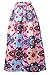 Lovezesent Women's Floral Printed High Waist Split Maxi Skirt Large Multicolored