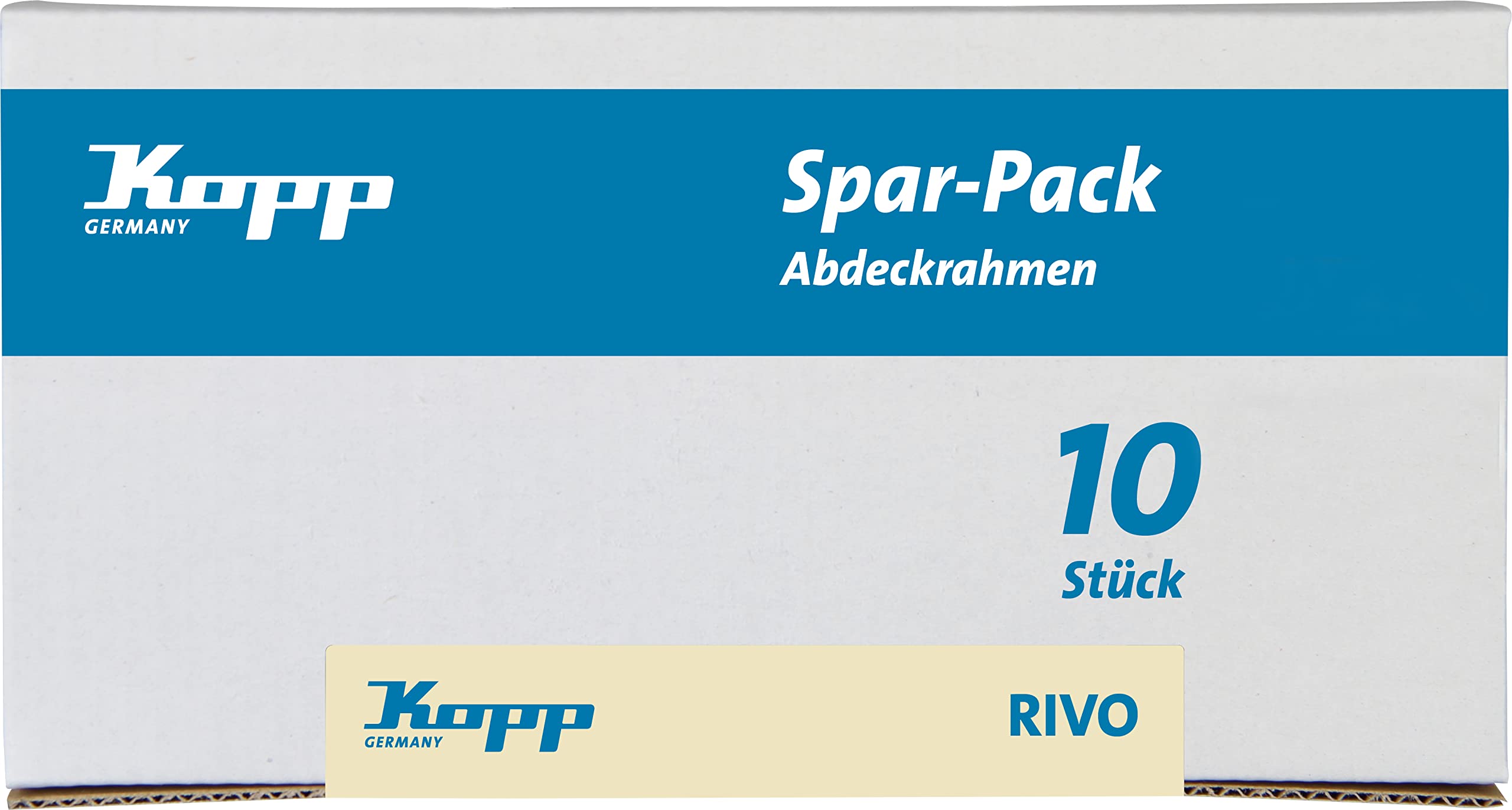 Kopp Cover Frame for Vertical and Horizontal Installation