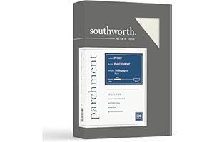 Southworth 984C Parchment Specialty Paper Ivory 24 lb. 8 1/2 x 11 500/Box (SOU984C)